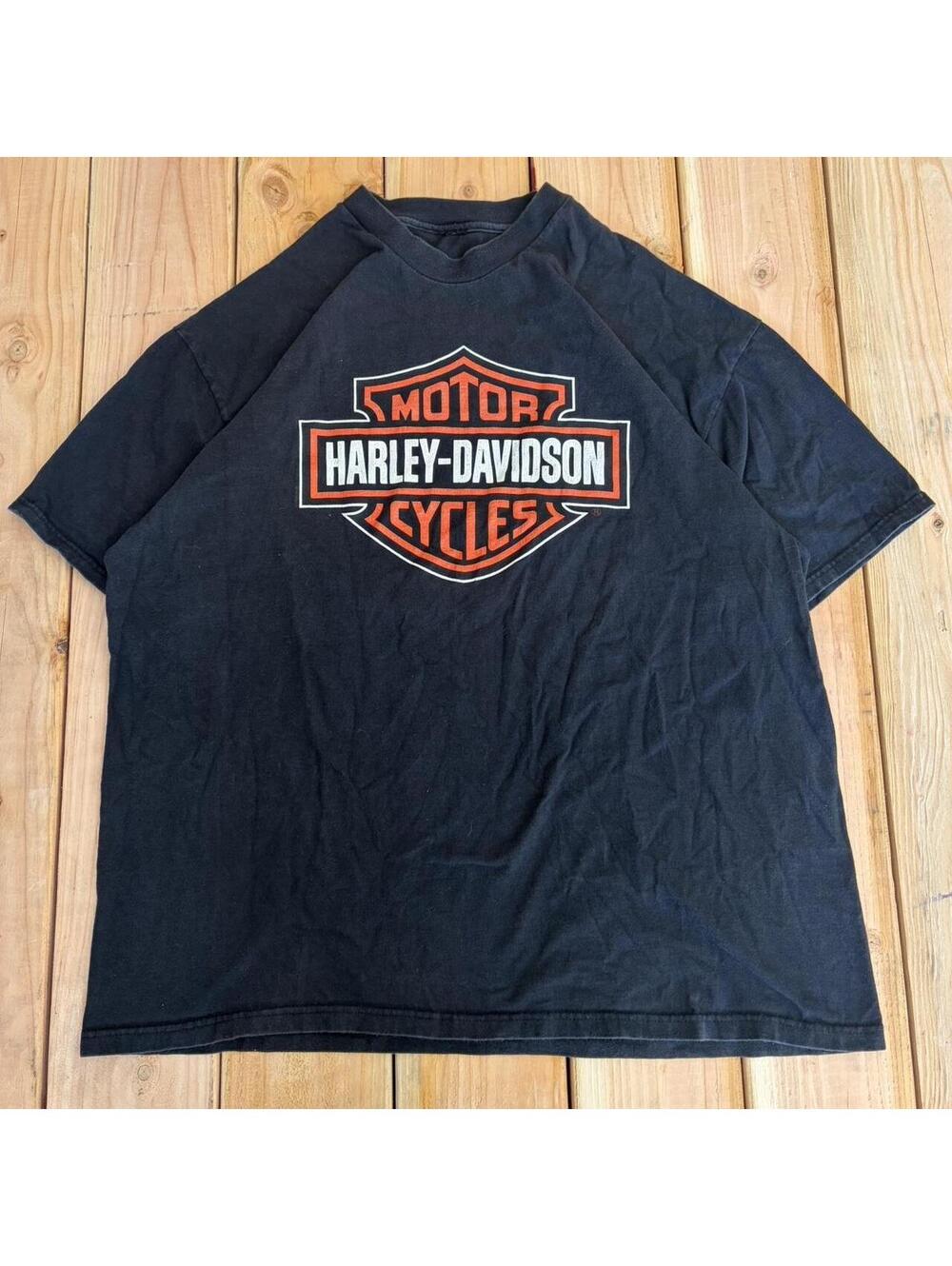 1998 Harley Davidson plain logo black t-shirt Mesa Arizona